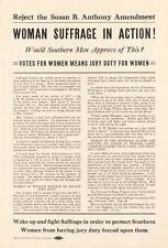 Woman Suffrage in Action - 1920 dated Americana - Miscellaneous picture