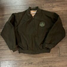 Macanudo Classics Wool Men’s Size Large Bomber Lined Vintage Green picture