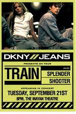 DKNY JEANS event, Train, Splender, concert, Tuesday, September 21st, Postcard picture