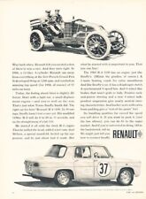 1964 Renault R8 R-8 1100 1906 Race Original Advertisement Print Art Car Ad YEL12 picture