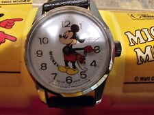 Vintage Mickey Mouse Swiss Made Walt Disney Watch picture