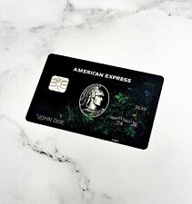 AMEX Black Card CUSTOM Centurion Floral Kehinde Wiley Novelty FAST US PRIORITY picture