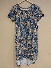 LuLaRoe Carly Dress XXS Disney Mickey Mouse All Over Print Green Multicolor NWT picture