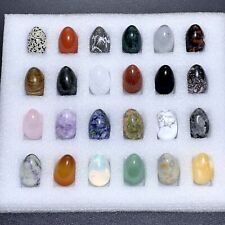 Mixed Gemstone Egg Collection ( 24 Pcs ) Bulk Wholesale Assorted Flat Box picture