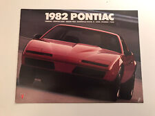 Original 1982 Pontiac Full Line Sales Brochure 82 Firebird Grand Prix Bonneville picture
