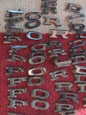 1960s Chrome Ford Salvaged Lettering Lot For Restoration Original picture
