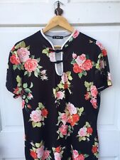 SHEIN 2X womens plus size floral Short sleeve Japanese Fashion dress picture