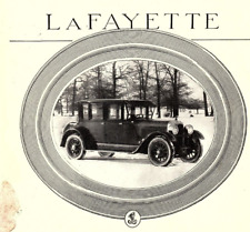 1920s LAFAYETTE MOTORS CO. MILWAUKEE WI AUTOMOBILE VINTAGE ADVERTISEMENT Z1224 picture