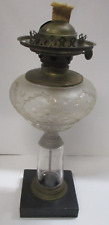Antique BB & C Co. The Blaze Brass Kerosene Oil Lamp picture