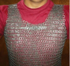 9 mm Chainmail Vest ,Flat Riveted with Washer, Sleeveless Chain Mail Shirt, Chai picture