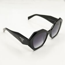 Prada PR 16WS 1AB5D1 Black Plastic Geometric Sunglasses Grey Gradient Lens picture