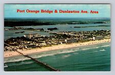 Port Orange FL-Florida, Daytona Beach Shores, Antique, Vintage Souvenir Postcard picture