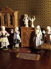 german dresden porcelain antique figurine quill holder dollhouse doll man picture