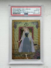 2023 Topps Chrome Disney Sleeping Beauty Once Upon A Time /50 Gold Wave PSA 10 picture
