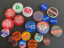 Vintage 60’s 70’s 80’s 90’s Political Buttons Pinbacks picture
