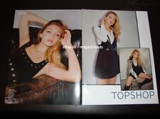 TOPSHOP 2-Page PRINT AD Fall 2015 GIGI HADID sexy girl THIGHS pretty face picture