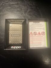 Supreme x Zippo SS19 Diamond Plate Zippo - Brand New picture