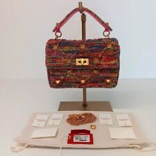 Valentino Garavani Roman Stud Crochet Medium Shoulder Bag - Multicolor picture