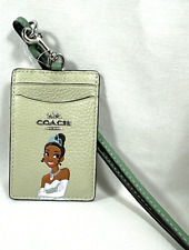 NWT RETIRED COACH DISNEY X PRINCESS AND FROG TIANA LANYARD #C3140 picture