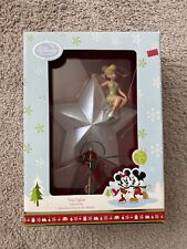 GENTLY USED Disney Store Tinker Bell Christmas Tree Topper, Battery Operated picture