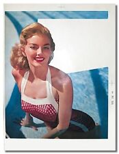 Calendar Girl Poster Store Display Image Sign Vintage 1958 Barbie Blonde NOS picture