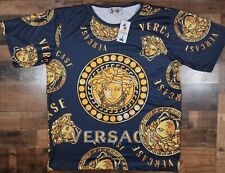 Vintage Disney Epcot Italy Versace Shirt Size XL Black & Gold New picture
