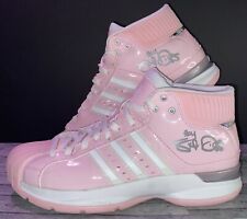 Skylar Diggins Game Worn Pink Adidas Pro Model SZ 9 1/2 Sample Dual Auto Shoes picture