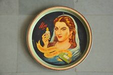 Vintage Round Partabmull Gobindram's Satya Jiwan Medicine Ad Litho Tin Sign picture