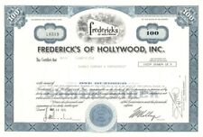 Frederick's of Hollywood, Inc. - dated 1970's-80's Stock Certificate - Famous Li picture