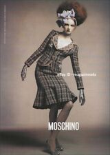 MOSCHINO 1-Page PRINT AD Fall 2004 LILY COLE pretty girl picture