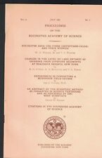 Proceedings of Rochester Academy of Science July 1965  Braddock Heights NY picture
