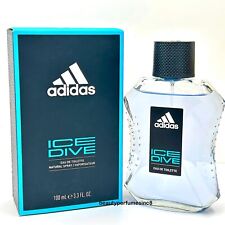 Adidas Ice Dive Perfume by Adidas 3.4 oz 100ml Eau de Toilette, Men's New in Box picture