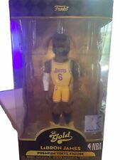 Funko  NBA Gold LeBron James Figure picture