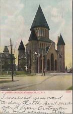 Postcard St John's Church Schenectady NY 1907 picture
