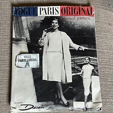 50’s VOGUE PARIS ORIGINAL Sewing Printed Pattern JEAN DESSES 1419 UNCUT Suit 14 picture