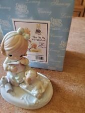 PRECIOUS MOMENTS FIGURINE - YOU ARE MY IN-SPA-RATION - 2002 MEMBER PIECE picture