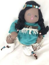 Vintage HandMade OOAK Native American Rag Doll 12