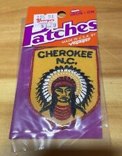 Vintage Cherokee N.C. Patch New Sealed picture