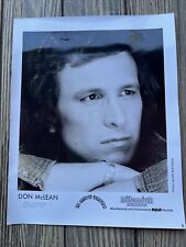 1981 Press Photo Musician Don Mclean Millennium Records Singer Songwriter 8X10 picture