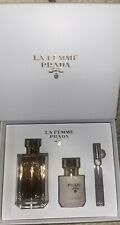 La Femme Prada Eau De Parfum Spray 100Ml Set 3 Pieces . New In Box picture