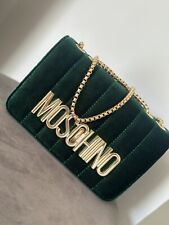 Moschino Green Purse Bag shoulder with gold logo picture