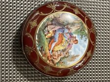 Antique Hand Painted French Porcelain Jewelry Box picture