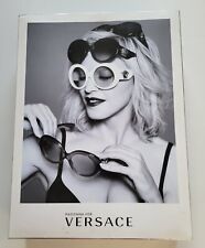 VERSACE SUNGLASS DOUBLE SIDED IMAGE COUNTERCARD POSTER BOX 15.5