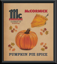 McCormick Pumpkin Pie Spice Advertisement Reprint On 70 Year Old Paper *P162 picture