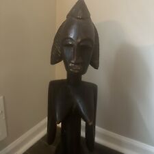 WOODEN STATUE AFRICA TRIBE picture