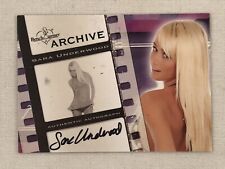 2009 Bench Warmer Archive Sara Underwood Autograph Card #7 Benchwarmer picture