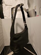 Bally Small Unique Shape Black Leather Handbag  picture