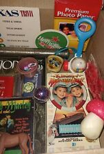 Vintage Junk Drawer Lot Miscellaneous Items Toys Tools Books Media Advertising+ picture