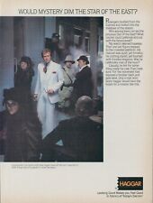 1979 Haggar Mystery Man Train Station Star of East Dacron Vintage Print Ad SI3 picture