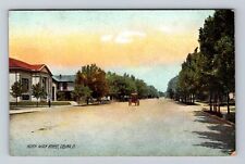 Celina OH-Ohio, Scenic View North Main Street, Antique Vintage Postcard picture